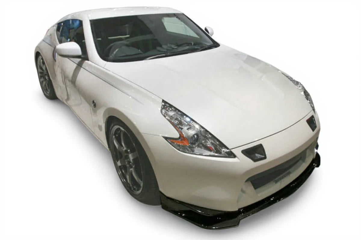 Mines Style Carbon Fiber Front  Lip - Nissan Z370 ( 2009 - 2012 ) Z34