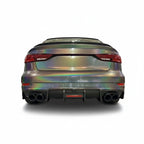 KB Style Carbon Fiber Rear Diffuser - Audi A3 S3 Sedan (2017-2020) 8V
