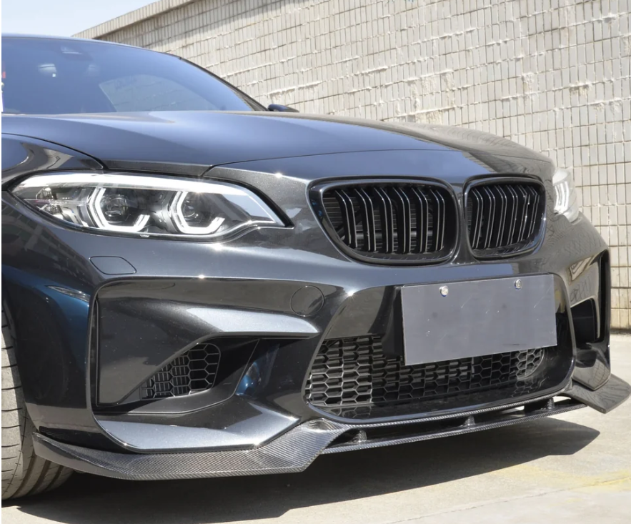 CZY Style Carbon Fiber Front Lip - BMW M2 F87 ( 2016 - 2017 )
