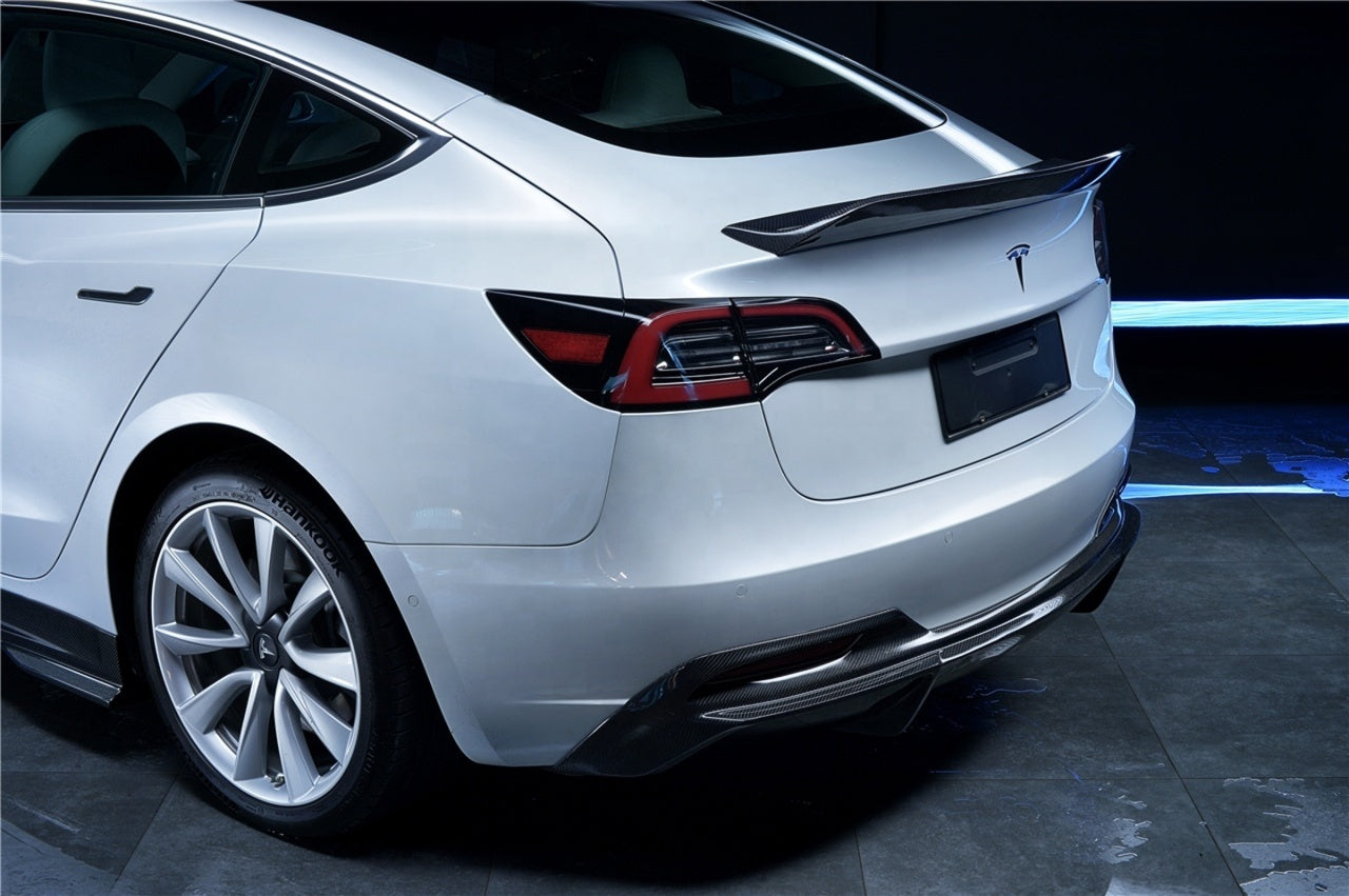 IMP Performance Carbon Fiber Rear Lip Spoiler - Tesla Model 3 (2017-2022)