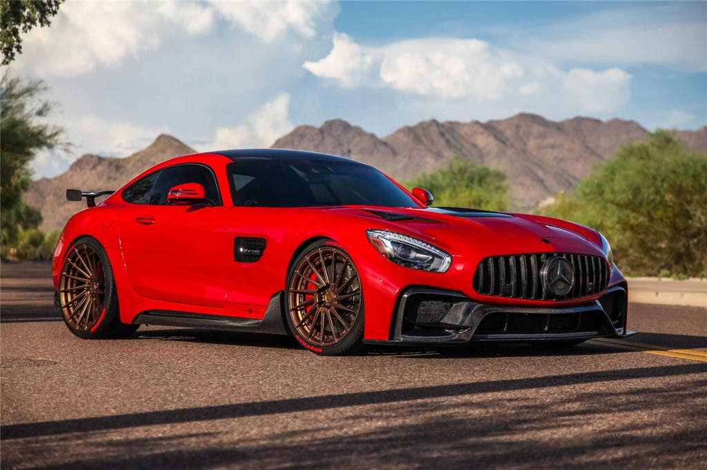 IMP Performance V1 Carbon Fiber Side Skirts & Bottom Sill - Mercedes Benz AMG GT & GTS (2015-2021)