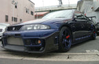 GD Style Carbon Fiber Front Bumper Canard – Nissan Skyline R33 GTR (1993 - 1998)