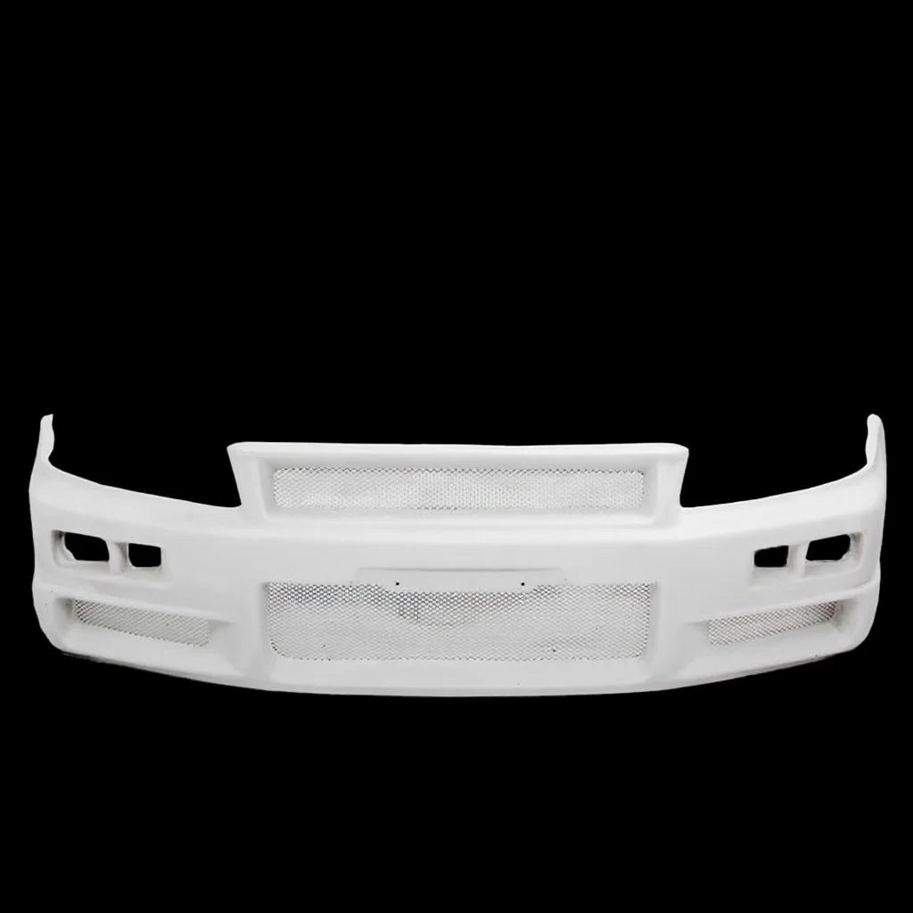 Nismo Style Fiber Glass Front Bumper - Nissan Skyline R34 GTR (1999 - 2002)