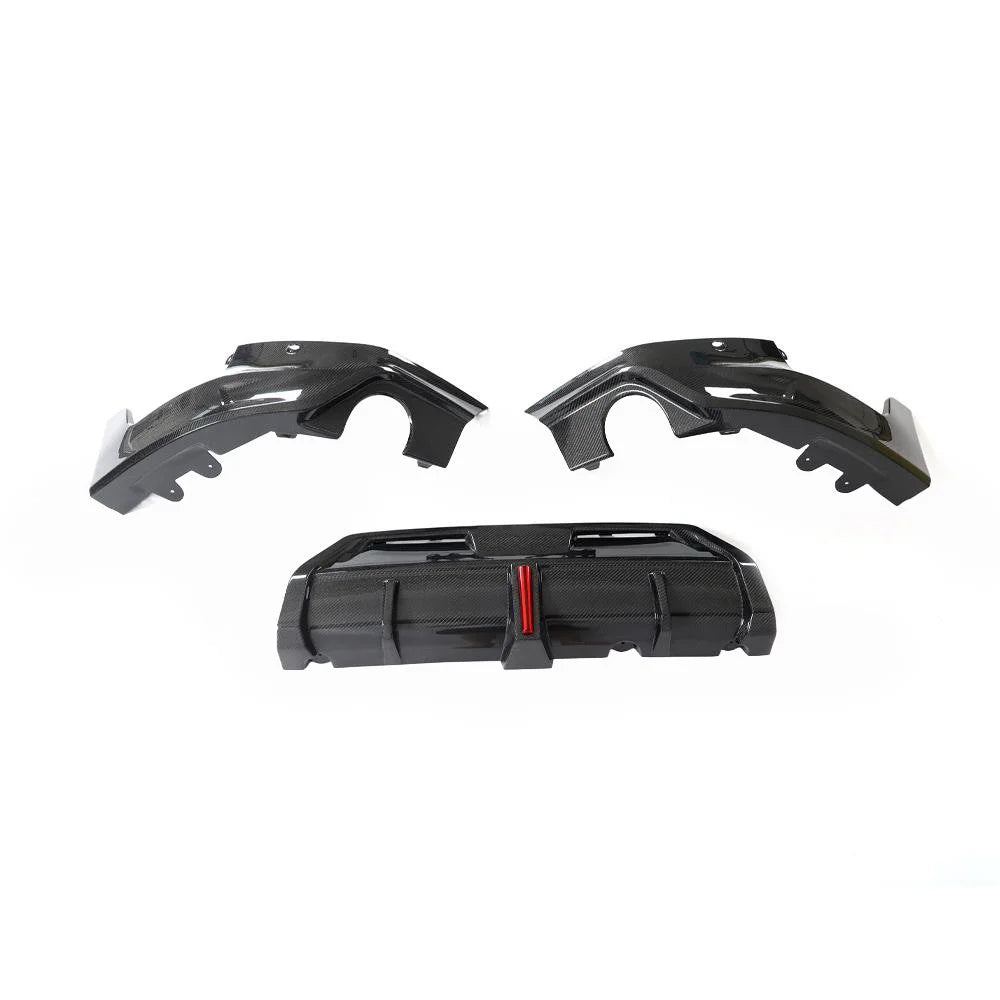 Carbon Fiber Rear Diffuser w/ Brake Light - BMW M240i G42 (2021-2023)