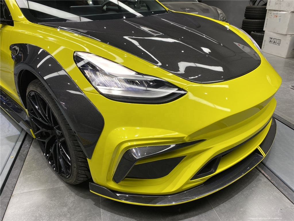 IMP Performance Carbon Fiber Bonnet V2 - Tesla Model 3 (2017-2022)