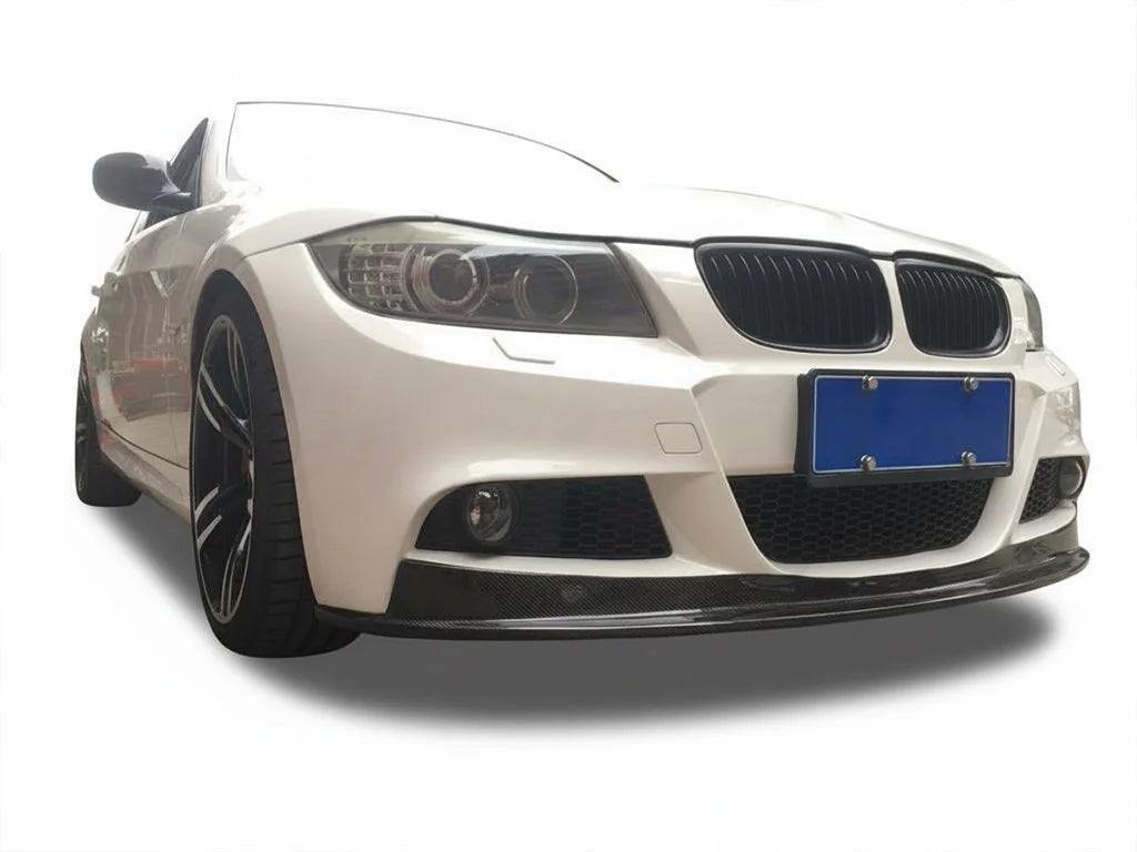 A Style Carbon Fiber Front Lip - BMW 3 Series E90 (2005-2013)