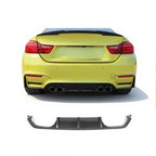 CZY Style Carbon Fiber Rear Diffuser - BMW M4 F82 (2014-2020)