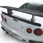 Nismo Style Carbon Fiber Trunk Spoiler - Nissan Skyline R34 GT-R (1999 - 2002)