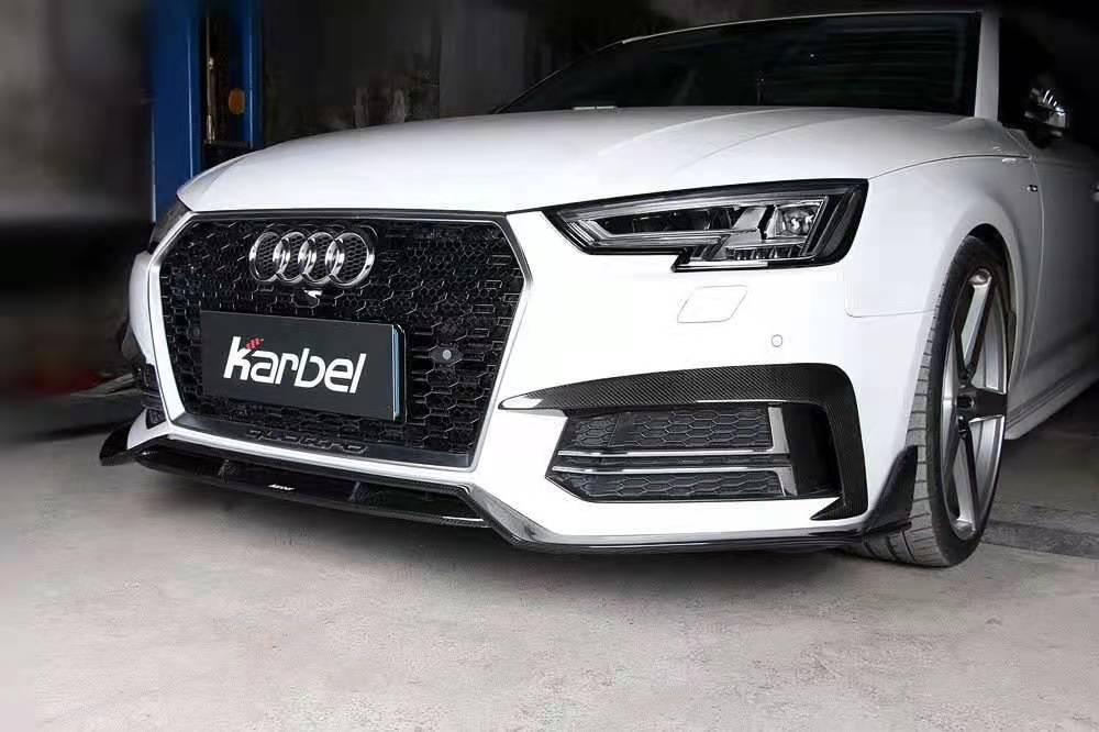 KB Style Front Lip - Audi A4 S4 RS4 Sedan (2015-2020) B9