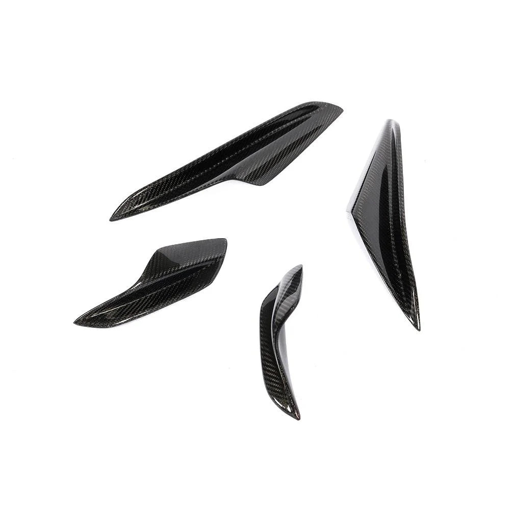 JC Style Carbon Fiber Front Canards - BMW 3 Series E90 (2005-2013)