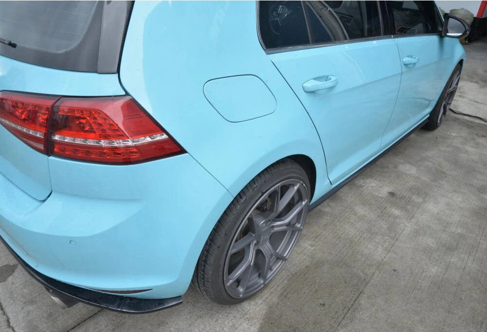 Carbon Fiber Side Skirt - Volkswagen MK7 Golf R / R LINE  ( 2013 – 2017 )