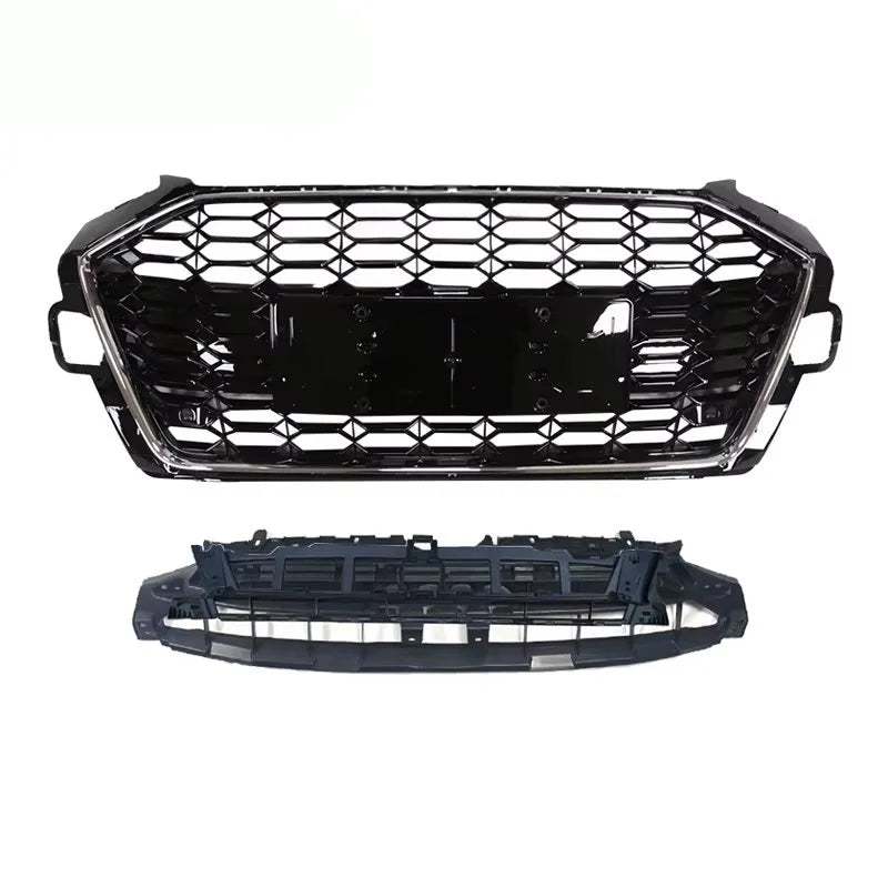 RS4 Style Honeycomb Grill - Audi A4 S4 RS4 Sedan Hatchback (2020-2025) B9.5
