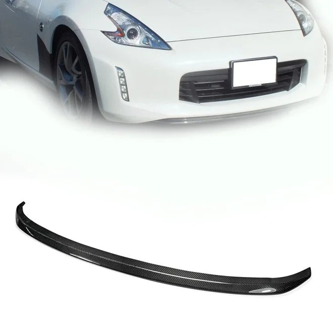 TK Style Carbon Fiber Front Lip - Nissan 370Z ( 2013 - 2020 ) Z34