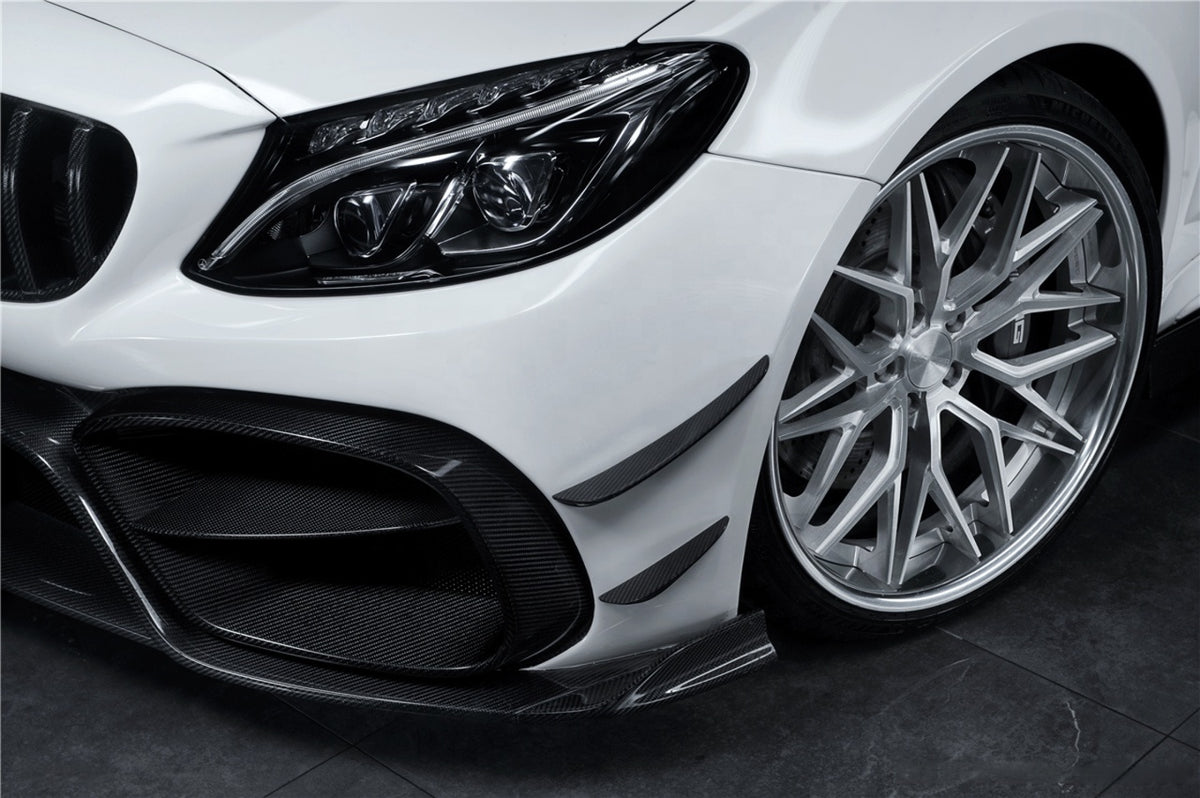 IMP Performance Front Bumper & Carbon Fiber Canards - Mercedes Benz C63 W205 Coupe (2015-2021)