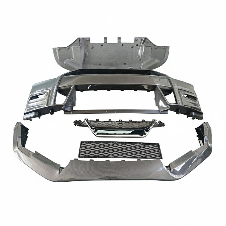 Nismo Style Half Carbon Fiber Front Bumper Kit – Nissan GT-R R35 (2008+ CBA / DBA / 4BA)