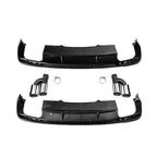 Carbon Fiber Rear Diffuser - Audi A4 S4 RS4 Sedan (2020-2025) B9.5