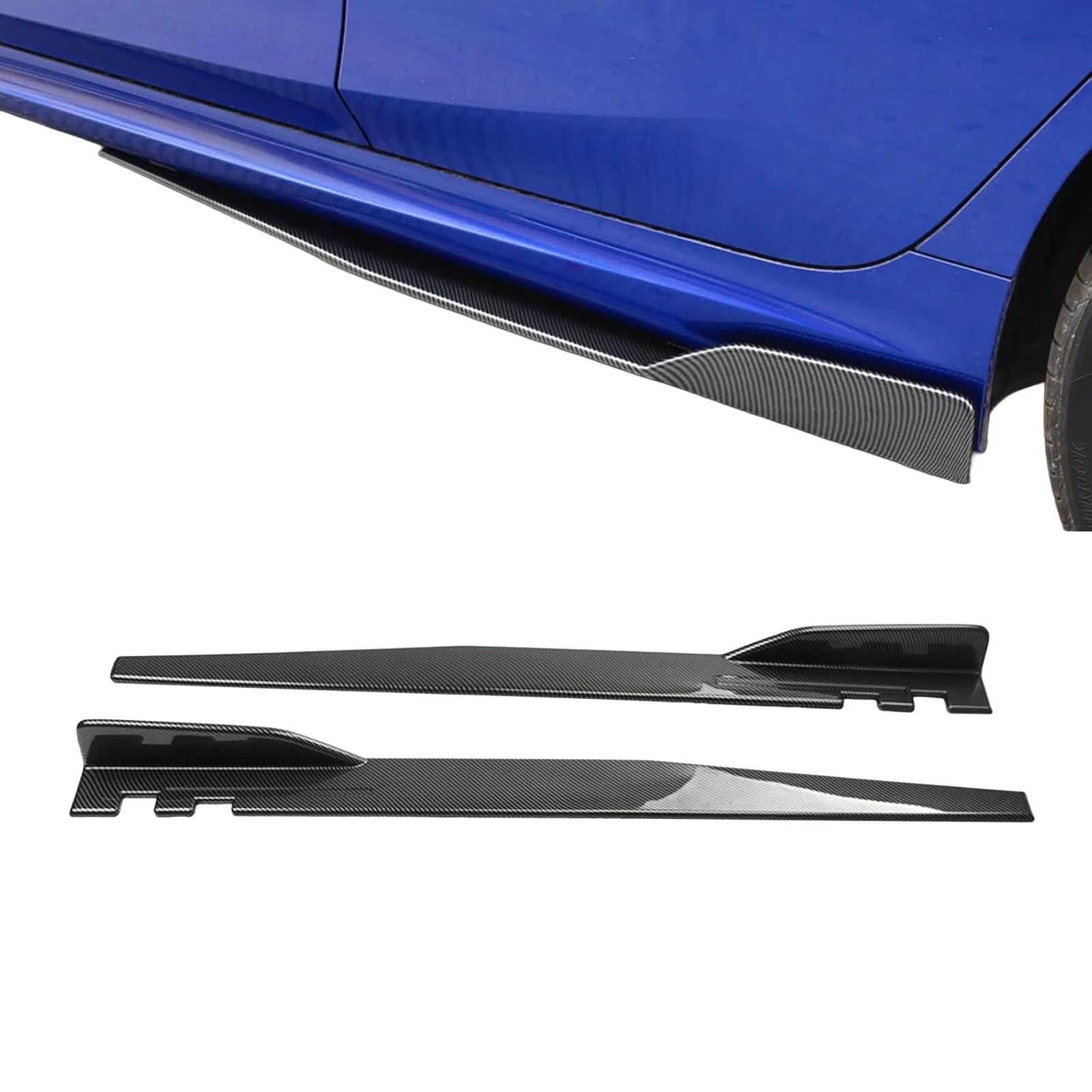 Carbon Fiber Half Side Skirt - Audi A4 S4 RS4 Sedan (2015-2020) B9