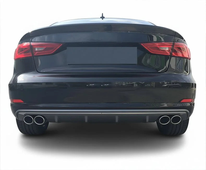 Carbon Fiber Rear Diffuser V2 - Audi A3 S3 Sedan (2013-2016) 8V