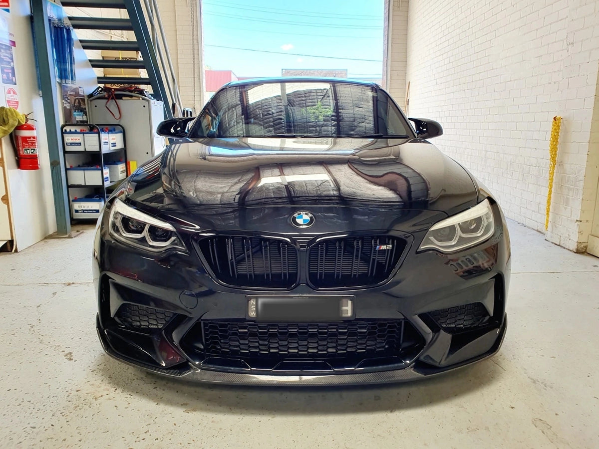 JC Style Carbon Fiber Front Lip - BMW M2 F87 (2016-2017)