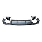 RS3 Style Carbon Fiber Rear Diffuser with Exhaust Tips - Audi A3 S3 Sedan (2017-2020) 8V