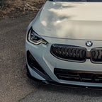 Gloss Black 3pc Front Lip - BMW 220i G42 (2021-2023)