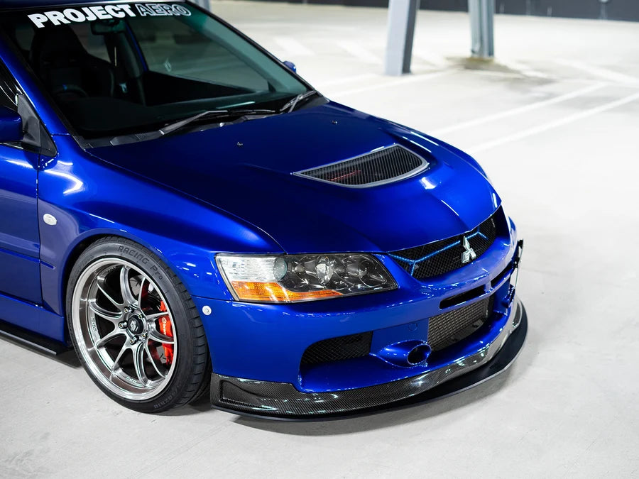 Ralliart Style Forged Carbon Front Lip - Mitsubishi Evolution IX (2005-2007) CT9A
