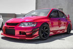 Voltex X Style Half Carbon Fiber Bumper - Mitsubishi Evolution 7 8 9 ( 2001 TO 2007 ) CT9A