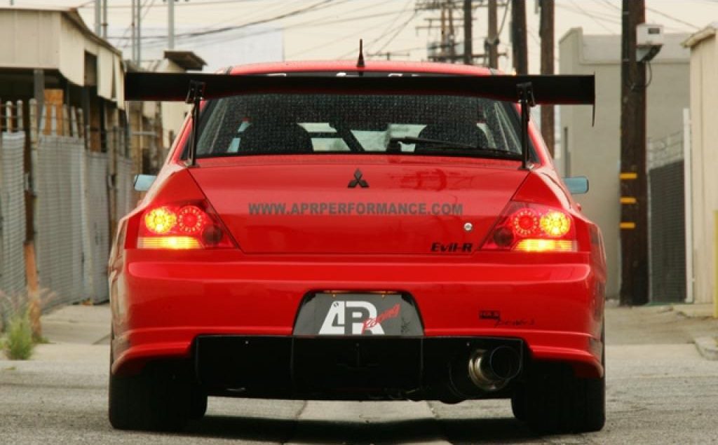 APR Style Carbon Fiber Spoiler - Mitsubishi Evolution 7 8 9 ( 2001 TO 2007 ) CT9A