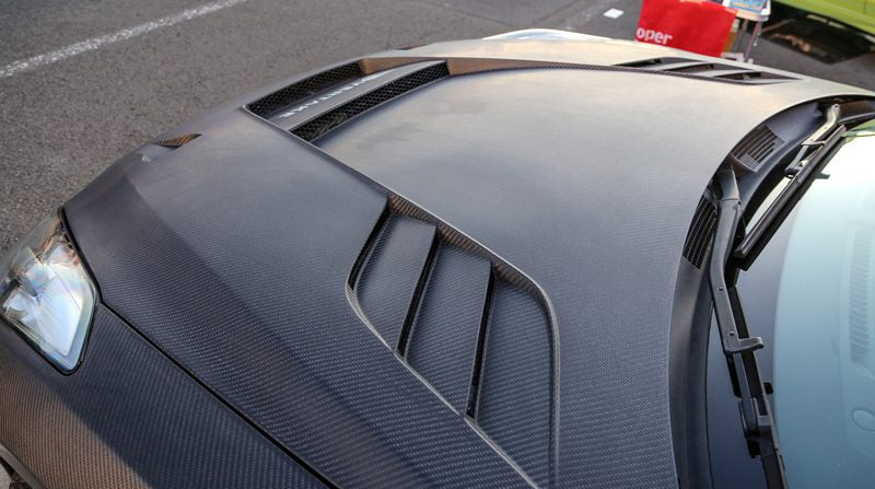 Overtake Style Matte Carbon Fiber Hood – Nissan GTR R35 (2008 - 2016) CBA / DBA