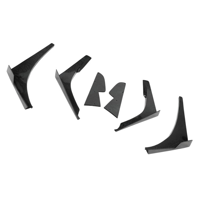 Voltex Style Carbon Fiber Front Bumper with Canards & Front Lip - Mitsubishi Evolution 7 8 9