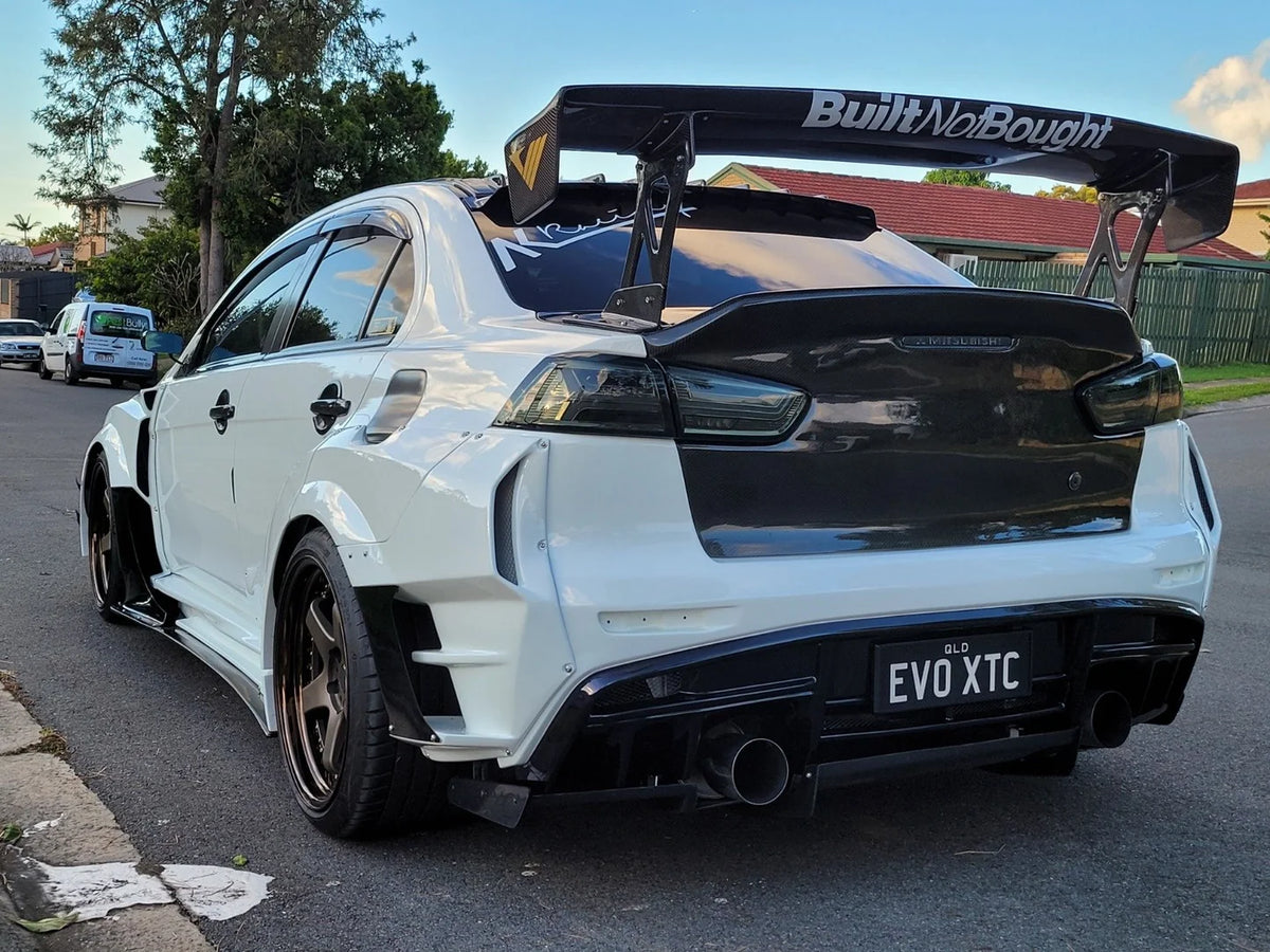 Varis Style Carbon Fiber Rear Diffuser - Mitsubishi Evolution X (2007-2016) CZ4A