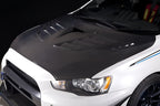 Varis V2 Style Carbon Fiber Hood - Mitsubishi Evolution X (2007-2016) CZ4A