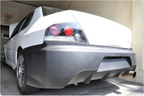 OEM Style Rear Bumper - Mitsubishi Evolution 7 8 9 ( 2001 TO 2007 ) CT9A