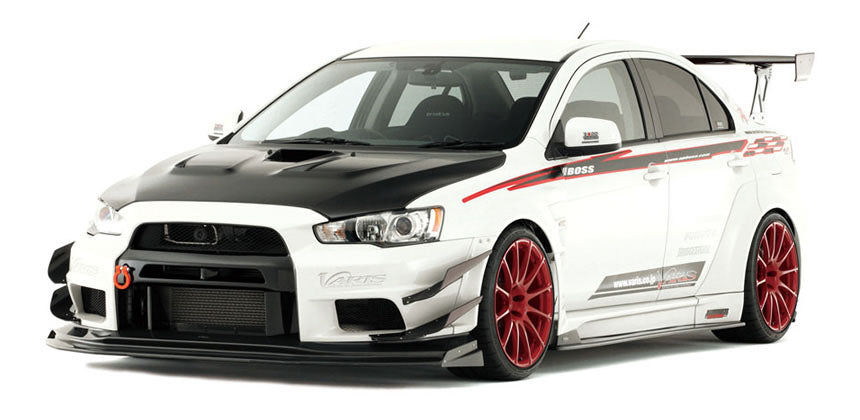 Varis Style Carbon Fiber Front Canards - Mitsubishi Evolution X (2006-2016) CZ4A