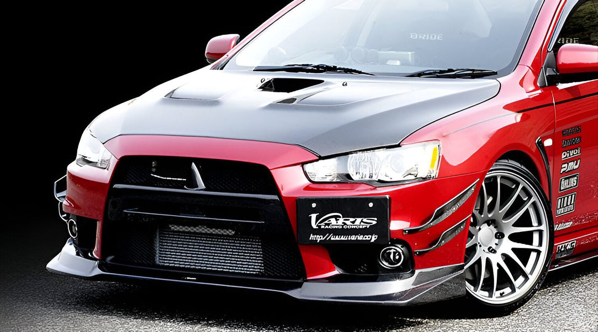 Varis Style Forged Carbon Front Lip - Mitsubishi Evolution X (2007-2016) CZ4A