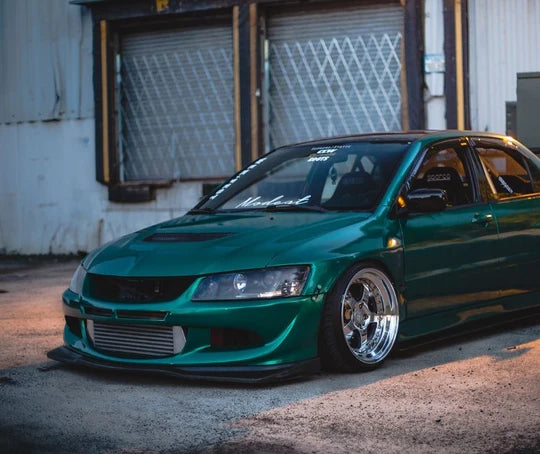 Varis Style Carbon Fiber Front Lip - Mitsubishi Evolution VIII (2003-2005) CT9A
