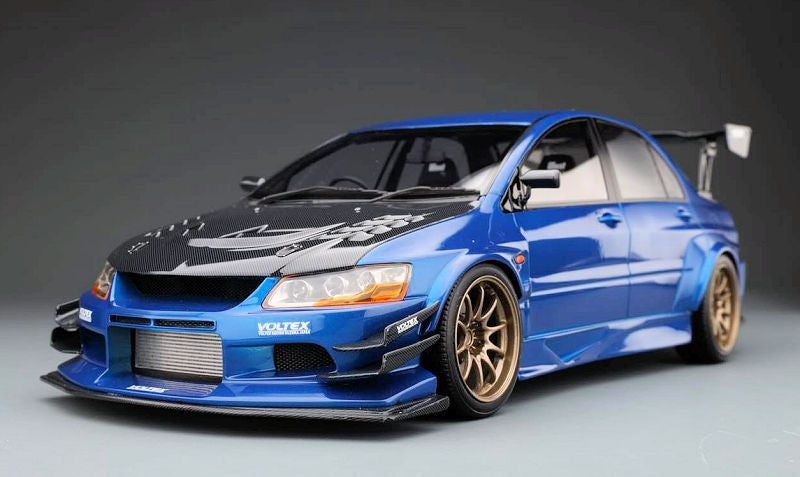 Voltex Style Forged Carbon Hood  - Mitsubishi Evolution 7 8 9 ( 2001 TO 2007 ) CT9A