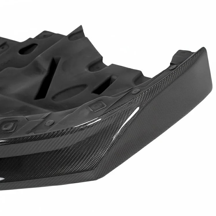 Zele V2 Style Carbon Fiber Front Lip – Nissan GT-R R35 (2008 - 2011) CBA