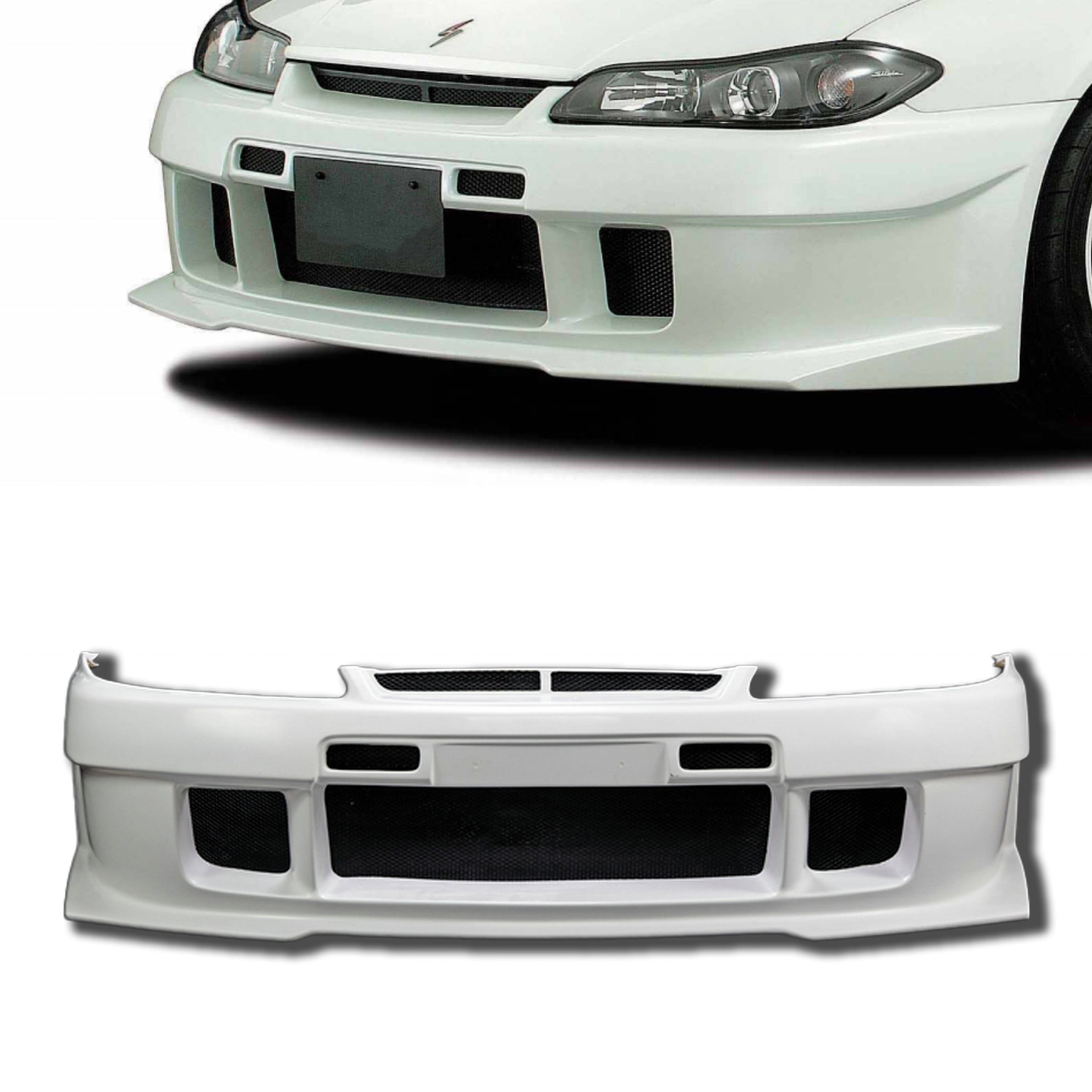 Spec R NSM Style Front Bumper - Nissan Silvia 200SX S15 ( 1999 - 2002 )
