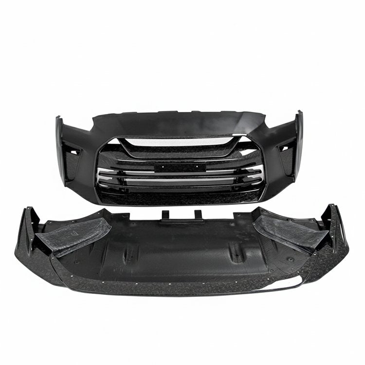 Top Secret Style Forged Carbon Front Bumper & Lip – Nissan GT-R R35 (2008 – 2016 CBA / DBA)