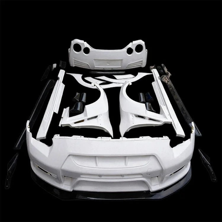 Varis Style Half Carbon Fiber Full Wide Body Kit – Nissan GT-R R35 (2008 - 2016) CBA / DBA