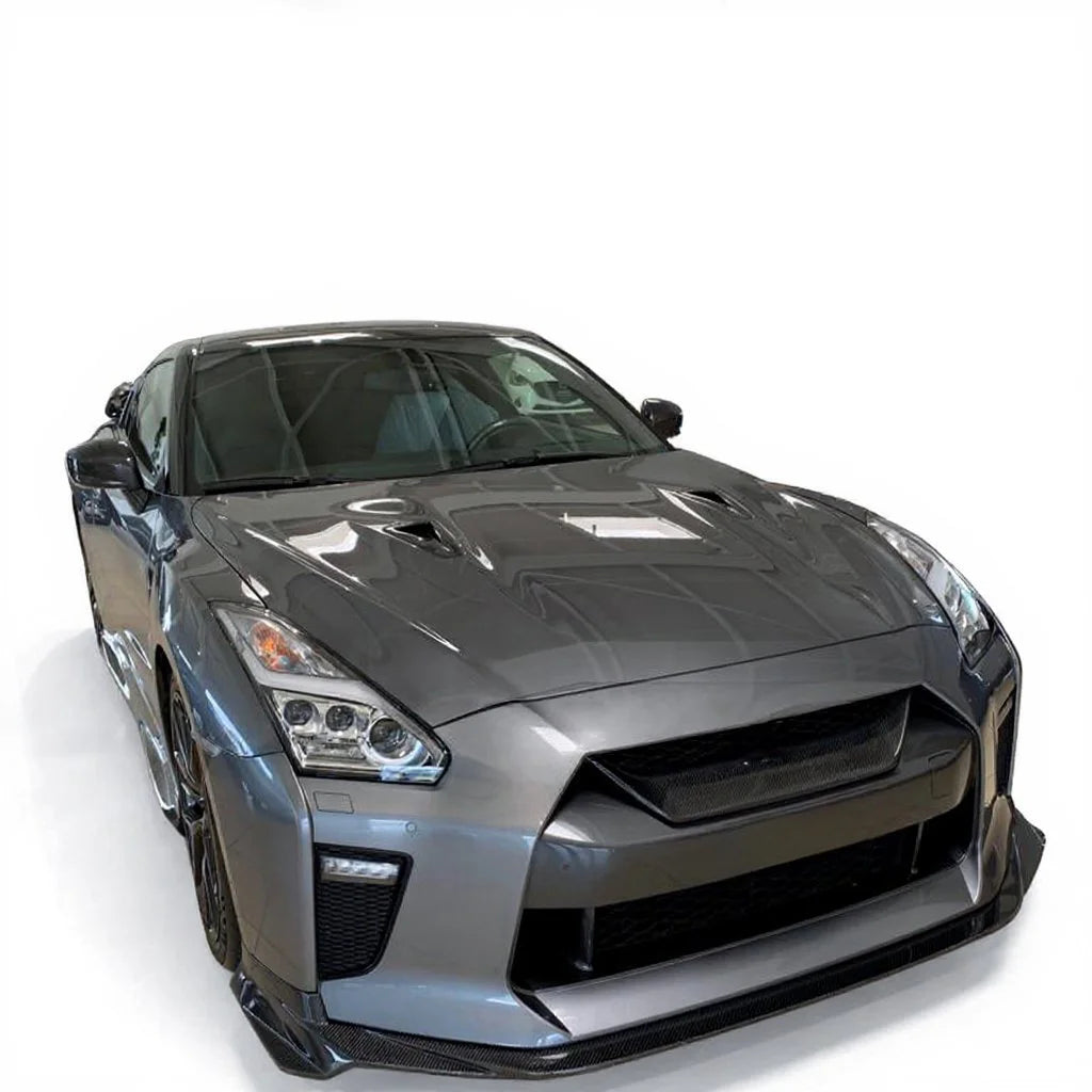 Varis Style Carbon Fiber Front Lip – Nissan GT-R R35 (2008 - 2016) CBA / DBA