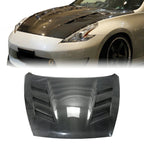 AMS Style Vented Forged Carbon Bonnet - Nissan 370Z ( 2009 - 2020 ) Z34