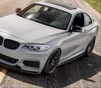 M Tech Style Carbon Fiber Side Skirt - BMW M-POWER F22 (2014-2016)