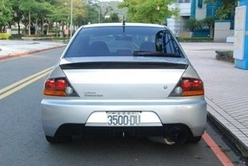 JSK V2 Style Carbon Fiber Rear Spoiler - Mitsubishi Evolution 7 8 9 ( 2001 TO 2007 ) CT9A