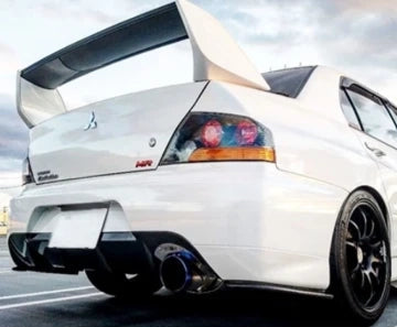 M Style Carbon Fiber Rear Spats - Mitsubishi Evolution VIII (2003-2005) CT9A