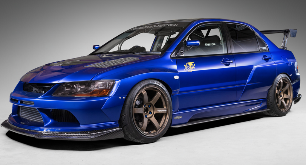 Varis Hurtling Style Half Carbon Fiber Side Skirts - Mitsubishi Evolution 7 8 9 ( 2001 TO 2007 )