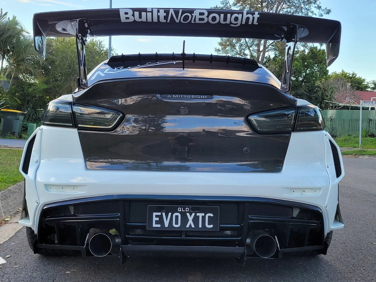 Varis Style Carbon Fiber Rear Diffuser - Mitsubishi Evolution X (2007-2016) CZ4A