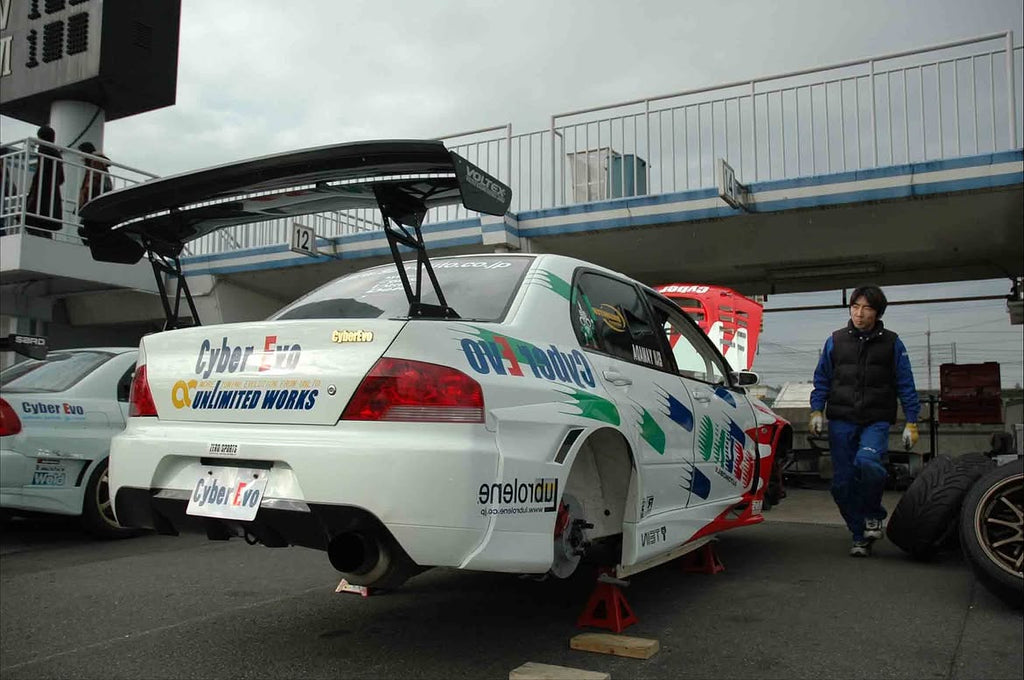 Voltex Style Carbon Fiber Rear Fender Add-Ons - Mitsubishi Evolution 8 & 9 (2003-2007) CT9A