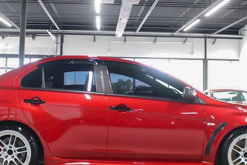 Forged Carbon Window Visor - Mitsubishi Evolution X (2007-2016) CZ4A